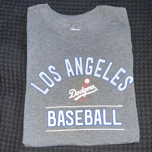 GENUINE MERCHANDISE MEN’S LOS ANGELES DODGERS BASEBALL SHORT SLEEVE SHIRT - Picture 1 of 3